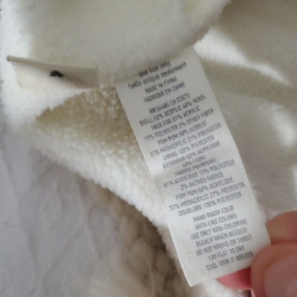 Vintage New Cozy Faux Fur Cream/ Brown Russian Hat - Picture 7 of 9